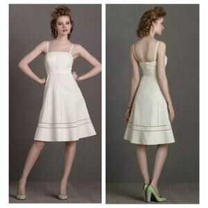 Anthropologie Hitherto Ivory Starlet dress Size 2